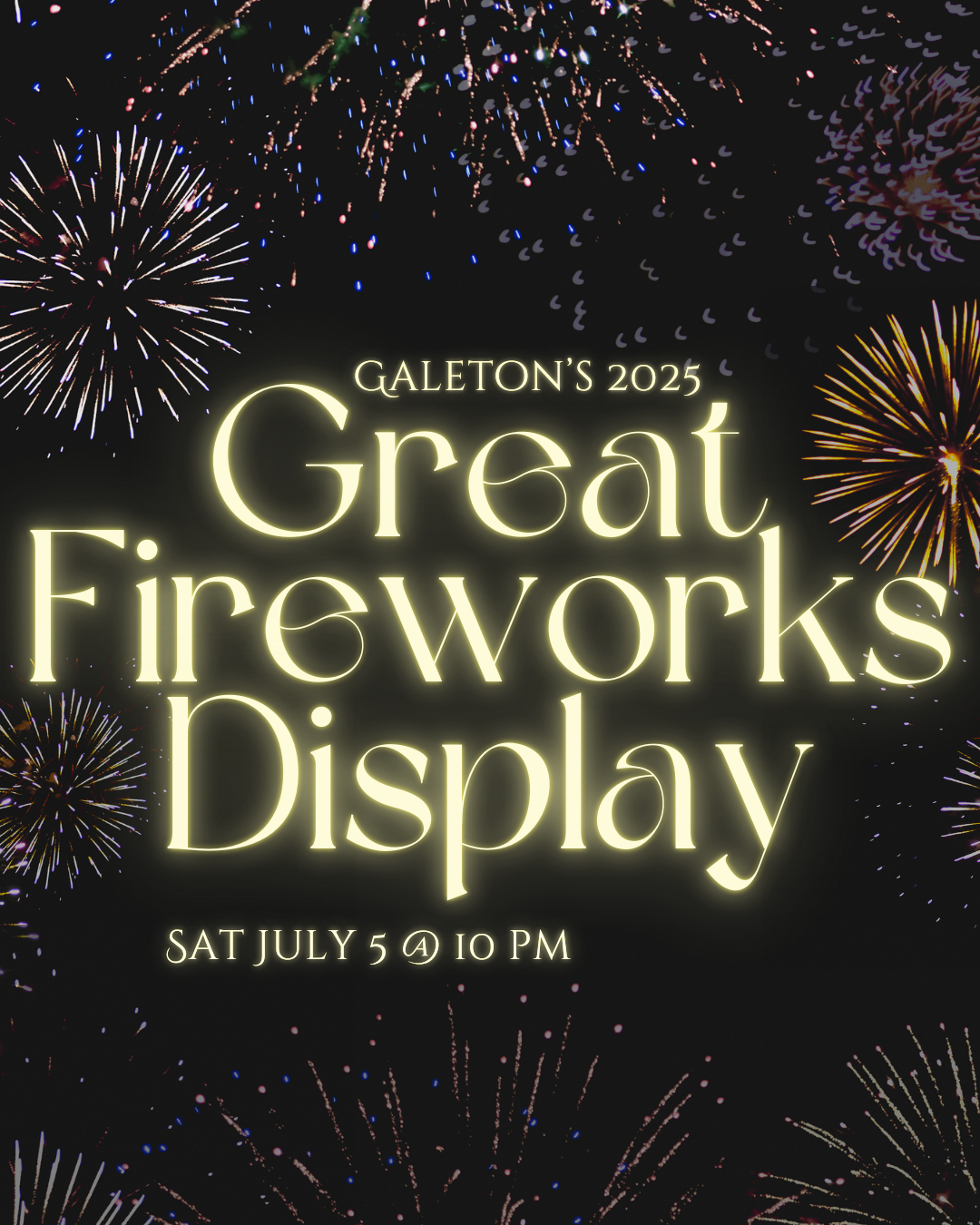 Galeton's 2025 Great Fireworks Display